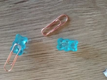 2 uds. De sujetadores de papel de Metal y oro rosa para mujer, estilo de oficina para mujer, papelería escolar, suministros decorativos para fotos, papelería