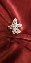 Anillo de compromiso de Dos mariposas para mujer, sortija de 22 estilos, diseño de garras de zirconia, regalo de aniversario de boda
