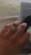 DreamySky-anillos con cara sonriente para mujer y hombre, joyería con dijes, estilo Punk Vintage, bohemio, nudillo antiguo, regalo de fiesta