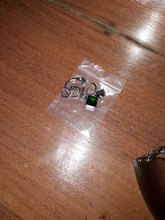 Huitan-anillo de compromiso con Circonia cúbica verde para mujer, sortija, estilo minimalista, sencillo, diseño modesto, para chica