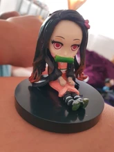 6 unids/set Anime demonio asesino Kimetsu No Yaiba figura Q Posket Kamado Tanjirou Kamado Nezuko Agatsuma juguetes 6cm