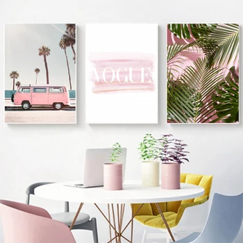 Fashion Pink Palm Tree Canvas Painting Wall Pictures Vogue Pink Van Vintage Posters and Prints Living Room Home Wall Art Decor
Fashion Pink Palm Tree Canvas Painting Wall Pictures Vogue Pink Van Vintage Posters and Prints Living Room Home Wall Art Decor