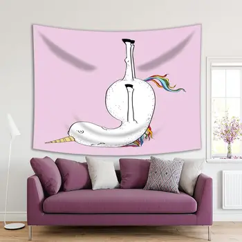 Tapestry Unicorn 5iridescent with Tail Is Engaged in Yoga Poses Exercise Healthy Fun Red Yellow Blue Artwork
Tapestry Unicorn 5iridescent with Tail Is Engaged in Yoga Poses Exercise Healthy Fun Red Yellow Blue Artwork