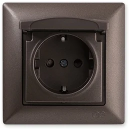 PnpnElectrıc Gns Visage Ambiance Metallic Mocha Earthed Socket with Child Protection Cover 16A 220V AC
PnpnElectrıc Gns Visage Ambiance Metallic Mocha Earthed Socket with Child Protection Cover 16A 220V AC