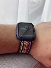Scrunchie-correa elástica Bohemia para Apple watch, banda de 40mm, 38mm, 44mm y 42mm, pulsera de solo bucle serie iWatch 3, 4, 5, se, 6