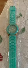 Relojes de moda Ins para Mujer, pulsera de Color caramelo, Reloj de silicona gelatinosa coreano, regalos