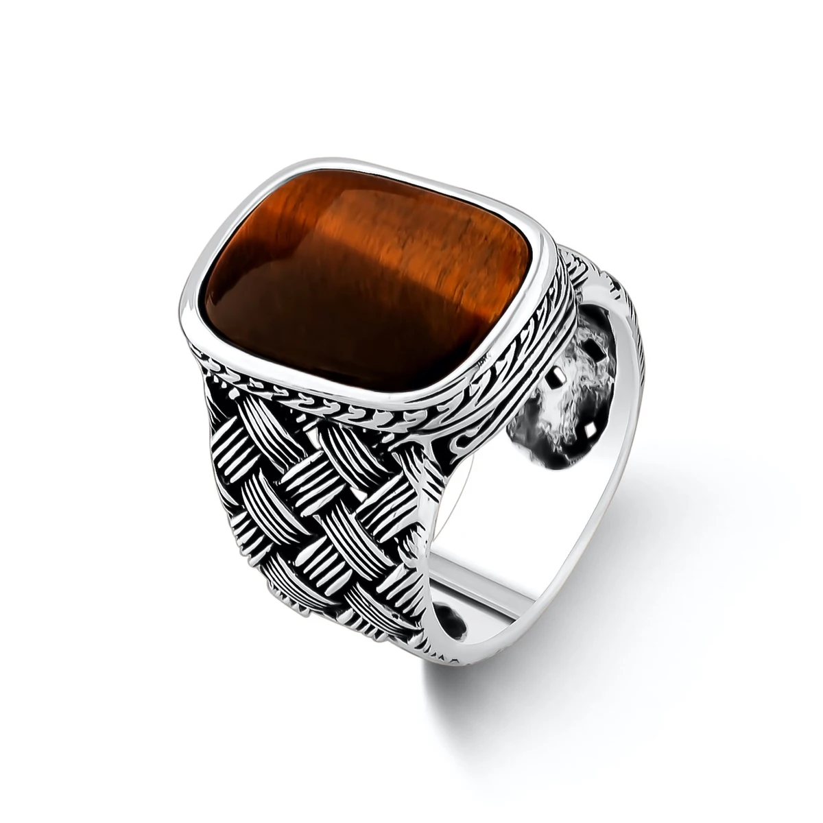 Knot Model Oval Brown Tiger Eye Gemstone Silver Men Ring Solid 925 Sterling Silver
Knot Model Oval Brown Tiger Eye Gemstone Silver Men Ring Solid 925 Sterling Silver