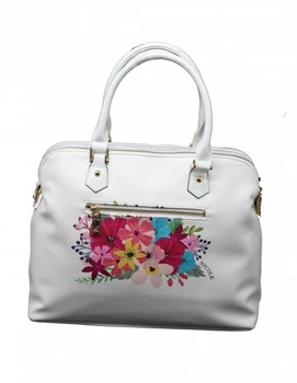 

Big bag with small flowers Nicole Lee - Flower Blossoms White