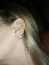 NEHZY-pendientes de plata de ley 925 con perlas de imitación, joyería de moda, con hexagrama simple, para mujeres