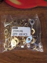 Copper Terminal Connector Lugs Open-Barrel Connerctor-Non-Insulated-Ring Crimp-Cable