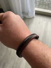 Moda Simple Piedras naturales Cuentas Pulsera de cuero tejida hecha a mano Hombres Hoja de metal Cruz Cráneo Imán Hebilla Pulseras Brazaletes Joyería Regalos Accesorios Venta al por mayor Dropshipping