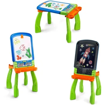 VTech DigiART small easel 3 in 1, interactive electronic blackboard, easel, slate and drawing table (3480-193522)
VTech DigiART small easel 3 in 1, interactive electronic blackboard, easel, slate and drawing table (3480-193522)
