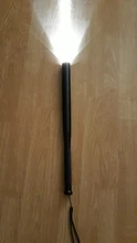 Bastón de béisbol de autodefensa, linterna LED de aleación de aluminio para emergencias, equipo antidisturbios