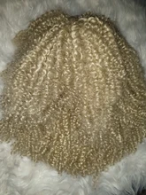 Afro corto rizado pelucas con flequillo para las mujeres negras rubia marrón Cosplay sintético Africana pelucas resistente al calor Lizzy
