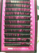 Abonnie-pestañas individuales de visón, 12 líneas, prémium, voluminosas, maquillaje para belleza de ojos