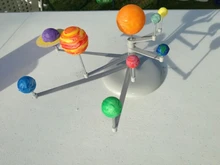 Kit de modelo planetario de nueve planetas del Sistema Solar, proyecto de ciencia astronómica DIY, regalo para niños, venta a todo el mundo, educación temprana para niños