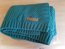 MOTOHOOD-Manta informal para bebé, manta tejida para recién nacido, suave, para sofá, cuna, edredón para cochecito de bebé