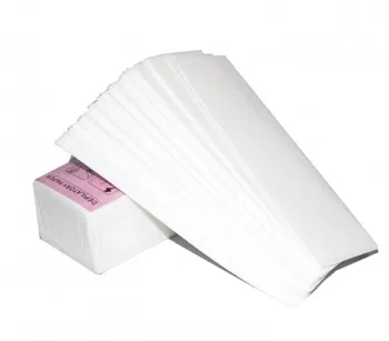 100 PCs depilatory Paper 7x20 cm strips for hair removal wax TNT 
100 PCs depilatory Paper 7x20 cm strips for hair removal wax TNT