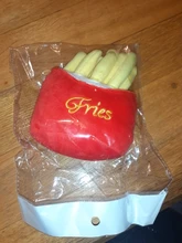 Juguetes de felpa para mascotas, patatas fritas, hamburguesa, perro, juguete divertido e interactivo para masticar morder