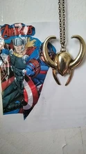 Collar de thor 2 the dark world para hombre y mujer, colgante de casco Loki, joyería de oro antigua vintage para hombres y mujeres, venta al por mayor