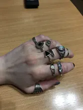 Tocona 10 unids/set Bohemia antiguo Flecha de tallado anillos conjuntos de nudillo anillos para las mujeres de la joyería de los hombres кольцо 4846