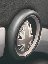 Uds 3D epoxi de cristal Interior del coche tirar adhesivo de manija para BMW MINI COOPER R56 R55 R60 R61 compatriota F55 F56 F60 estilo de coche