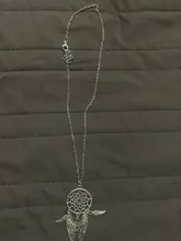 Collar de atrapasueños de aleación o acero inoxidable para mujer, collar de atrapasueños con pluma étnica Bohemia para Yoga, Mandala indio, Lotus, atrapasueños