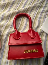 Jacquemus-Bolso De hombro cruzado De piel para mujer, bandolera De diseñador De lujo