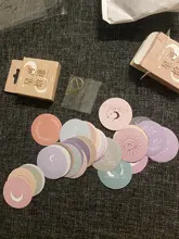 45 unids/pack Kawaii Luna corazón etiqueta engomada de papel pegatinas de papel marcador de libro diario etiqueta decorar Escuela de papelería Scrapbooking sl2661