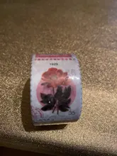 Mr Paper-Cinta adhesiva Retro para oficina de correos, 8 diseños, cinta adhesiva fácil de rasgar