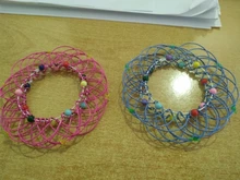 Fidget Juguetes | Juguetes Fidget | Fidget Juguetes Popit hacer magia de acero anillo de hierro de descompresión cesta Flexible suave mágico Juguetes Anti estrés regalos de los niños Juguetes
