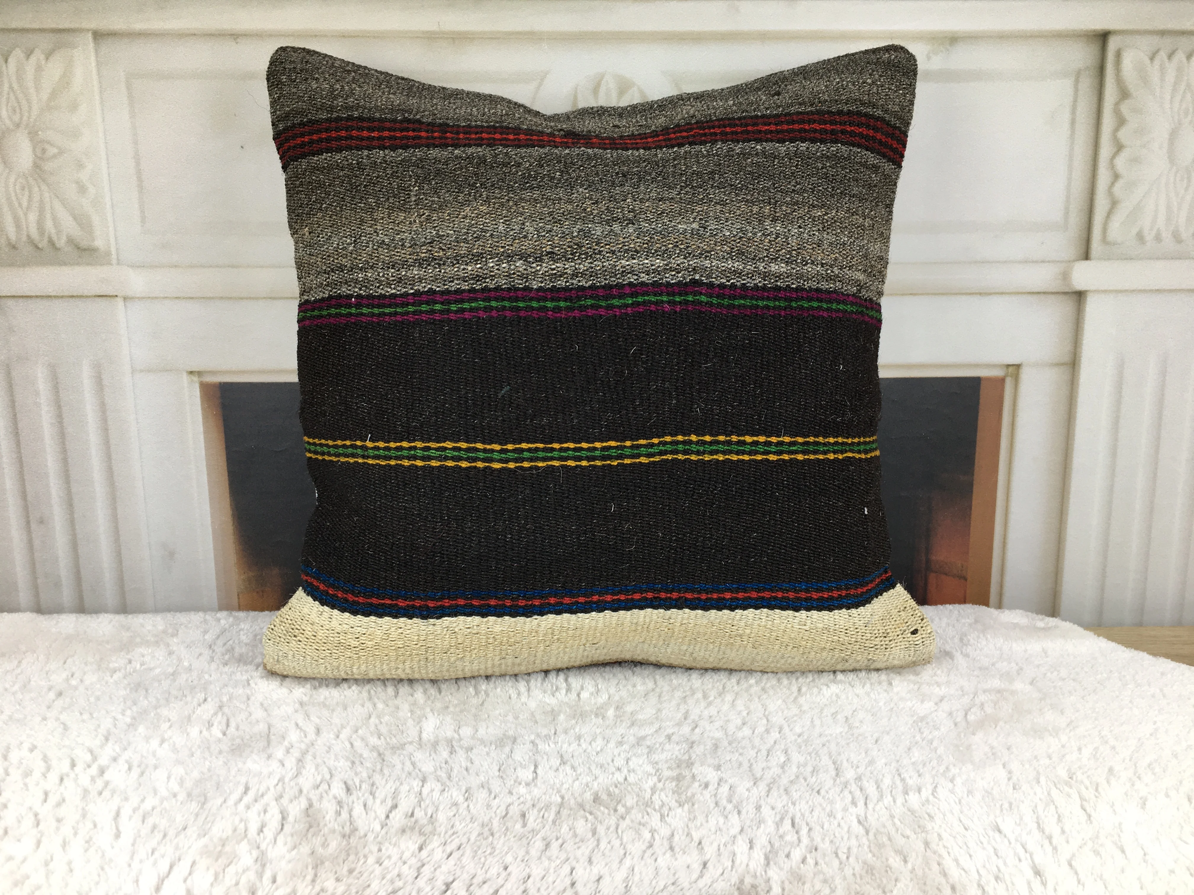 Декоративная подушка Kilim для стула ручной работы-18x18 дюймов-45x45 см шерстяная скрытая молния
Декоративная подушка Kilim для стула ручной работы-18x18 дюймов-45x45 см шерстяная скрытая молния