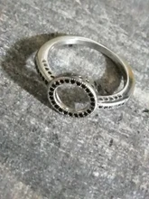 OCTBYNA-Anillo de plata con recipiente de Color para mujer, sortija Original apilable para fiesta, regalo de compromiso, joyería de boda
