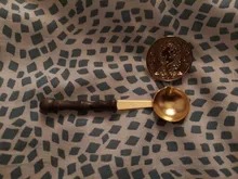 Sello de cera con mango de madera Vintage, pintura exquisita, tarjetas de invitación DIY, sello de sellado para arte Hecho A Mano de boda, manualidades, sellado de sobre