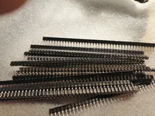 Conector de enchufe de cristal, 1x40P, 2,54mm, agujero redondo, hembra, hojalata de una sola fila, 40 Pines, 0,1 pulgadas, apilable, irrompible, PCB, IC, 10 Uds.