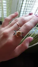 FDLK-Anillo de flor rosa para mujer, accesorios delicados, Vintage, banda de boda, joyería de aniversario, regalo de enamorados