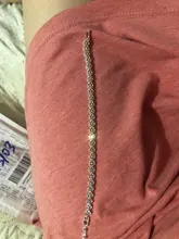 DIEZI-pulsera de cristal romana para mujer, exquisita pulsera de lujo, regalo de boda, cadena de Color oro y plata Rosa coreano, joyería