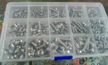 Bolt Head-Cap Assortment-Kit-Set Screw-Nut Button-Socket Metric Hexagon 304-Stainless-Steel