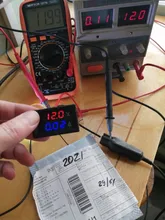 Voltímetro de alta calidad, amperímetro azul + rojo LED Amp doble Digital, medidor de voltímetro DC 100V 10A