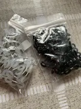 Cadena de cuentas CCB para gafas, 50 Uds., retenedor de gafas, cuerda, soporte de cordón para gafas de sol, conector de Lazo de cinta, anillo para gafas