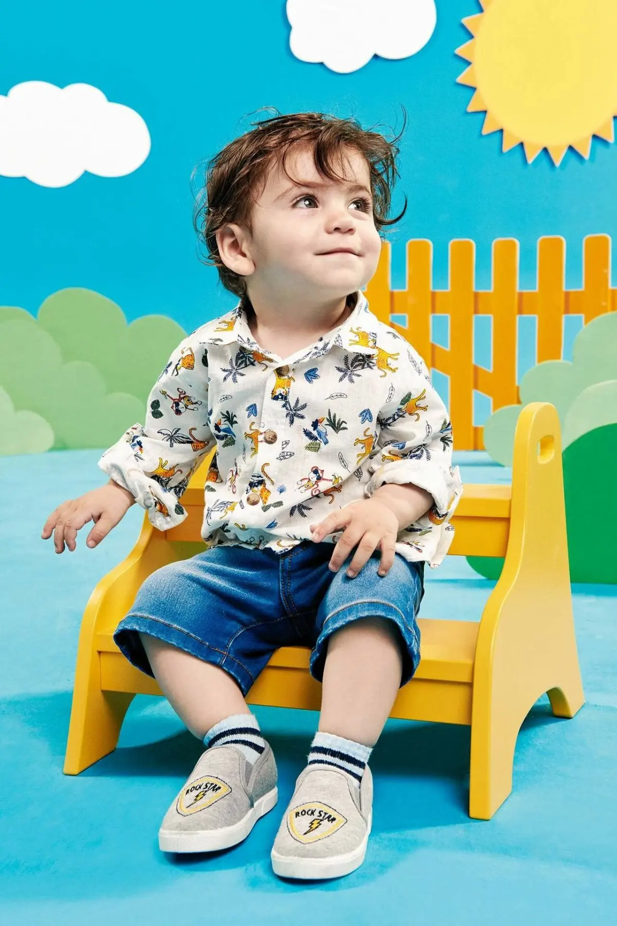 Фото DeFacto/Новые модные синие шорты для маленьких мальчиков детские | Шорты (4000187224537)