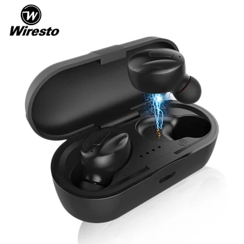 Wiresto Mini Bluetooth Earphone True Wireless Stereo Sport Headset TWS Earbuds Touch Control Sweatproof Earbuds with Mic
Wiresto Mini Bluetooth Earphone True Wireless Stereo Sport Headset TWS Earbuds Touch Control Sweatproof Earbuds with Mic