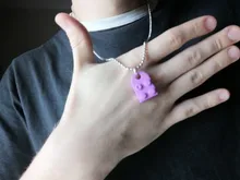 Collar de cadena con colgante de corazón de amor para hombre y mujer, 2 uds., regalo de San Valentín, 2021