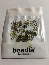 Protectores de alambre para fabricación de joyas, accesorios de forma de U, 100 unids/lote, 4x4mm