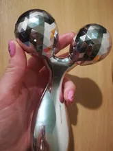 Rodillo masajeador 3D para piernas, Abdomen, cuello, glúteos, masaje Facial, rodillo de Estiramiento Facial giratorio 360, herramientas de cuidado de la piel, adelgazamiento corporal