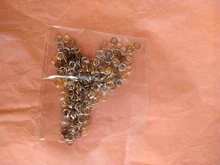 Anillos abiertos de Metal de 4/6/8mm, conectores de anillos partidos para fabricación de joyas