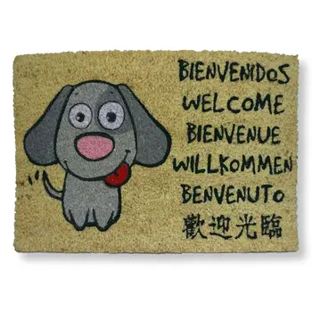 KOKO DOORMATS Doormat home entrance original and fun, door mats for Home & Garden, 40x60x1.5 cm, lifelike coconut based
KOKO DOORMATS Doormat home entrance original and fun, door mats for Home & Garden, 40x60x1.5 cm, lifelike coconut based