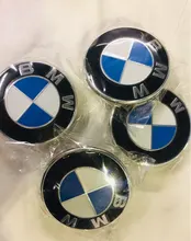 20 unids/lote 68mm 10 pines coche tapas de cubo de rueda llanta tapas cubre emblema insignia para bmw 1 3 5 7 X3 X5 M3 M5 36136783536