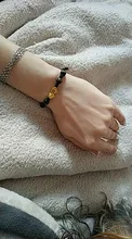 Feng Shui negro obsidiana pulsera trenzada pulsera Pixiu suerte hecho a mano riqueza amuleto trenzado Unisex regalo Decoración