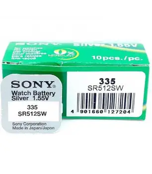 Pilas de boton Sony bateria original Oxido de Plata SR512SW blister 10X Unidades
Pilas de boton Sony bateria original Oxido de Plata SR512SW blister 10X Unidades